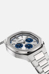 CLAUDE CHRONO WHITE & BLUE